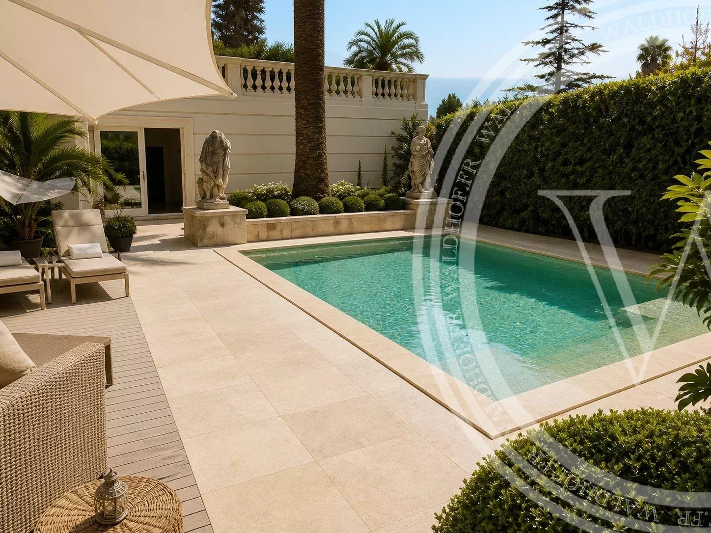 Turn-key luxurious villa with sea view, large garage and swimming pool, 25 meters from Monaco — photo 3