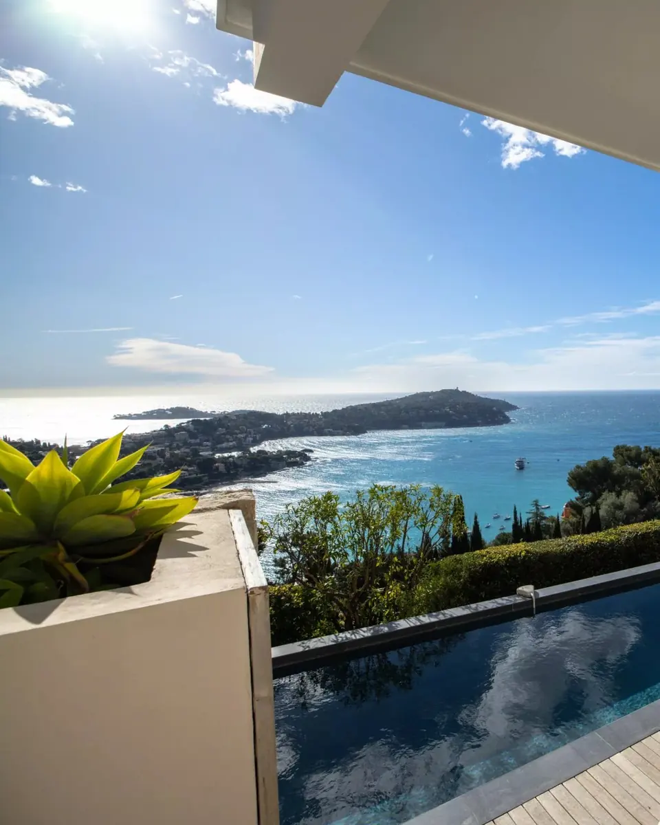 Designer Villa with Pool, SPA and Panoramic Views of the Sea and Saint-Jean-Cap-Ferrat