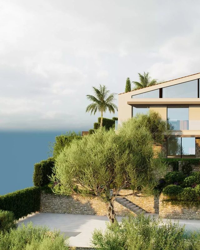 Property with swimming pool and permit to enlarge and renovate just 10 minutes from Monaco