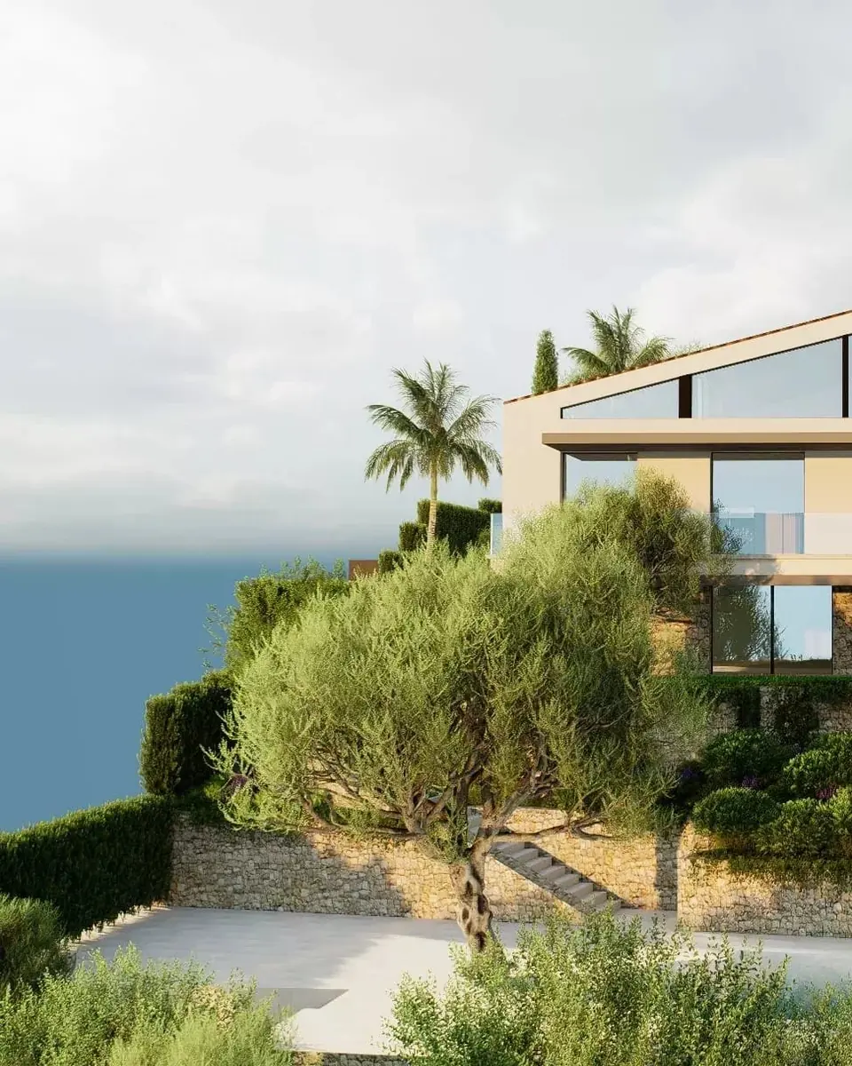 Property with swimming pool and permit to enlarge and renovate just 10 minutes from Monaco